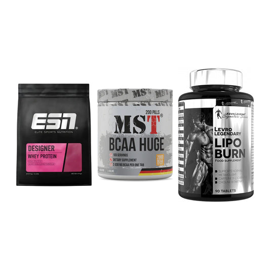 Definitionsphase-Set: ESN Designer + MST BCAA Huge + Kevin Levrone – alle enthaltenen Artikel