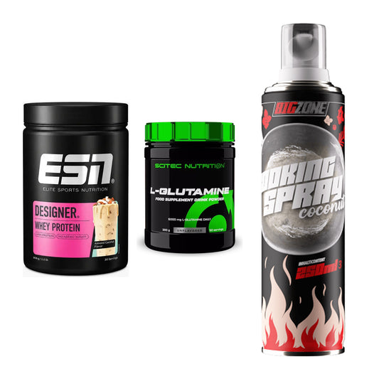 Definitionsphase-Set: ESN Designer + Scitec L-Gluta + Big Zone – alle enthaltenen Artikel