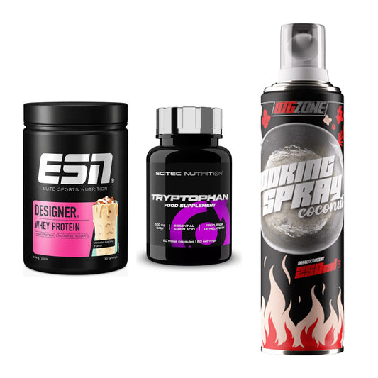 Definitionsphase-Set: ESN Designer + Scitec Tryptop + Big Zone – alle enthaltenen Artikel