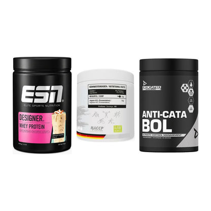 Definitionsphase-Set: ESN Designer + MST Arginine + Dedicated – alle enthaltenen Artikel