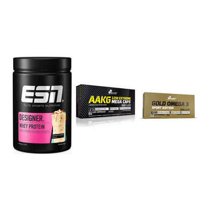 Definitionsphase-Set: ESN Designer + Olimp AAKG + Olimp Omega 3 – alle enthaltenen Artikel
