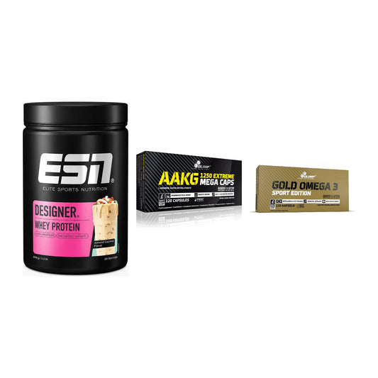 Definitionsphase-Set: ESN Designer + Olimp AAKG + Olimp Omega 3 – alle enthaltenen Artikel