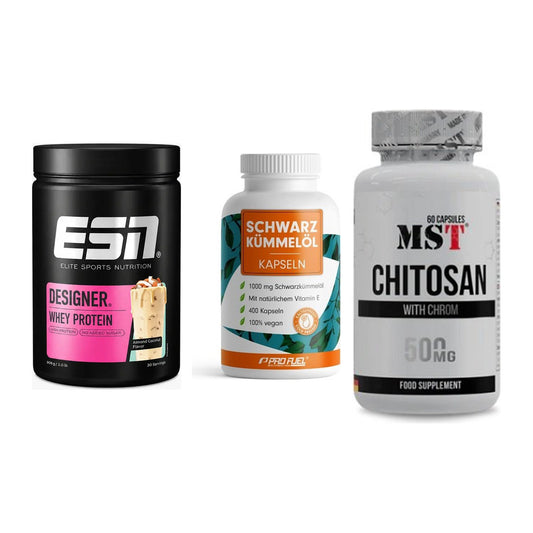 Definitionsphase-Set: ESN Designer + ProFuel Schwar + MST Chitosan – alle enthaltenen Artikel