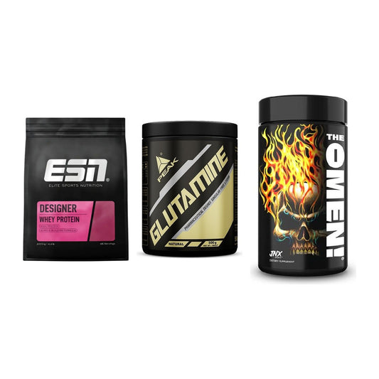 Definitionsphase-Set: ESN Designer + Peak Glutamin + JNX Sports – alle enthaltenen Artikel