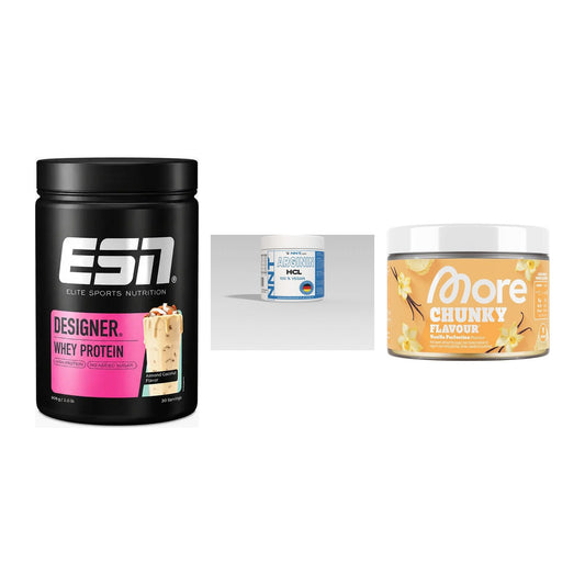 Definitionsphase-Set: ESN Designer + NNT Arginin + More Nutrition – alle enthaltenen Artikel
