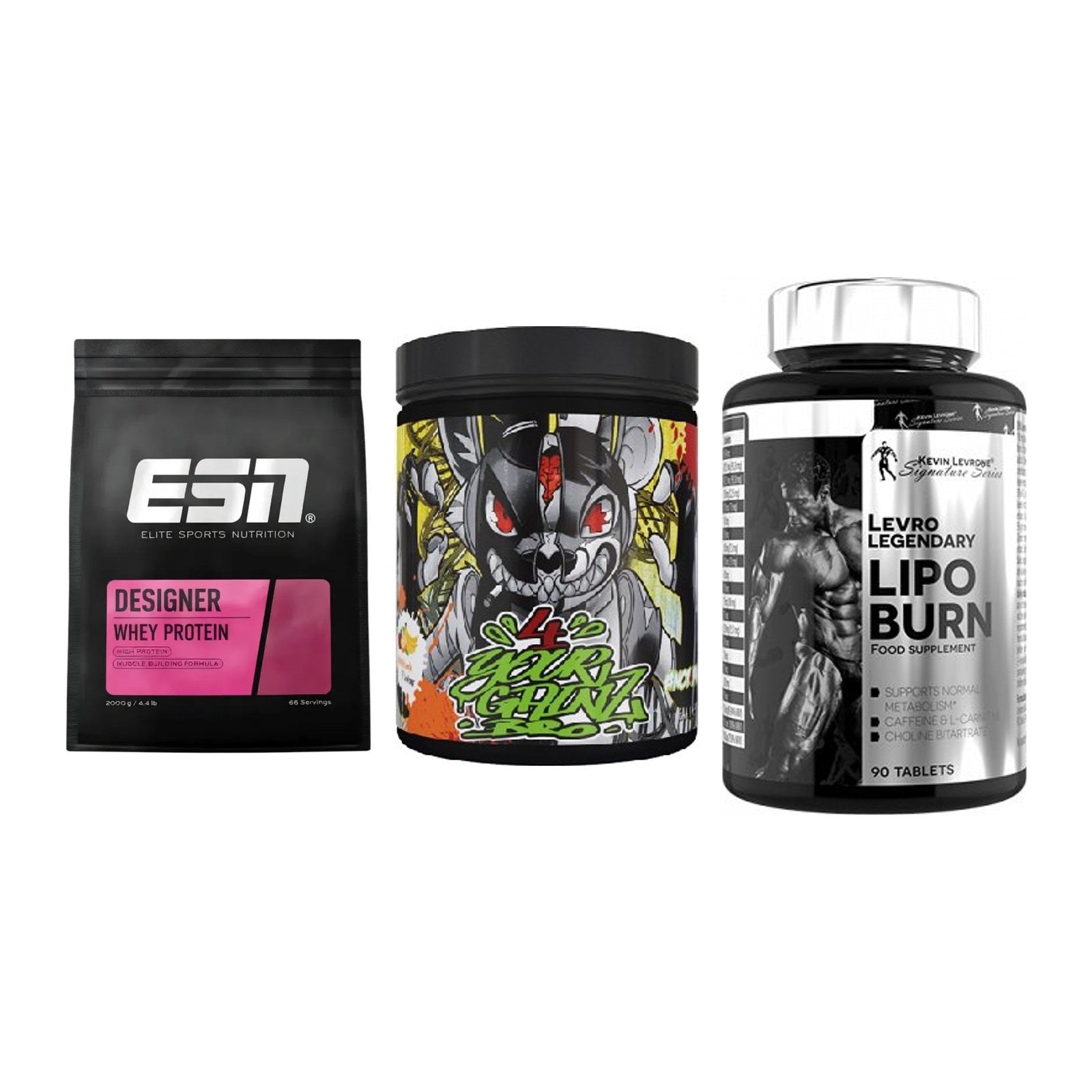 Definitionsphase-Set: ESN Designer + BPS-Pharma + Kevin Levrone – alle enthaltenen Artikel