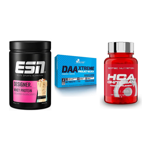 Definitionsphase-Set: ESN Designer + Olimp DAA + Scitec HCA-Chi – alle enthaltenen Artikel