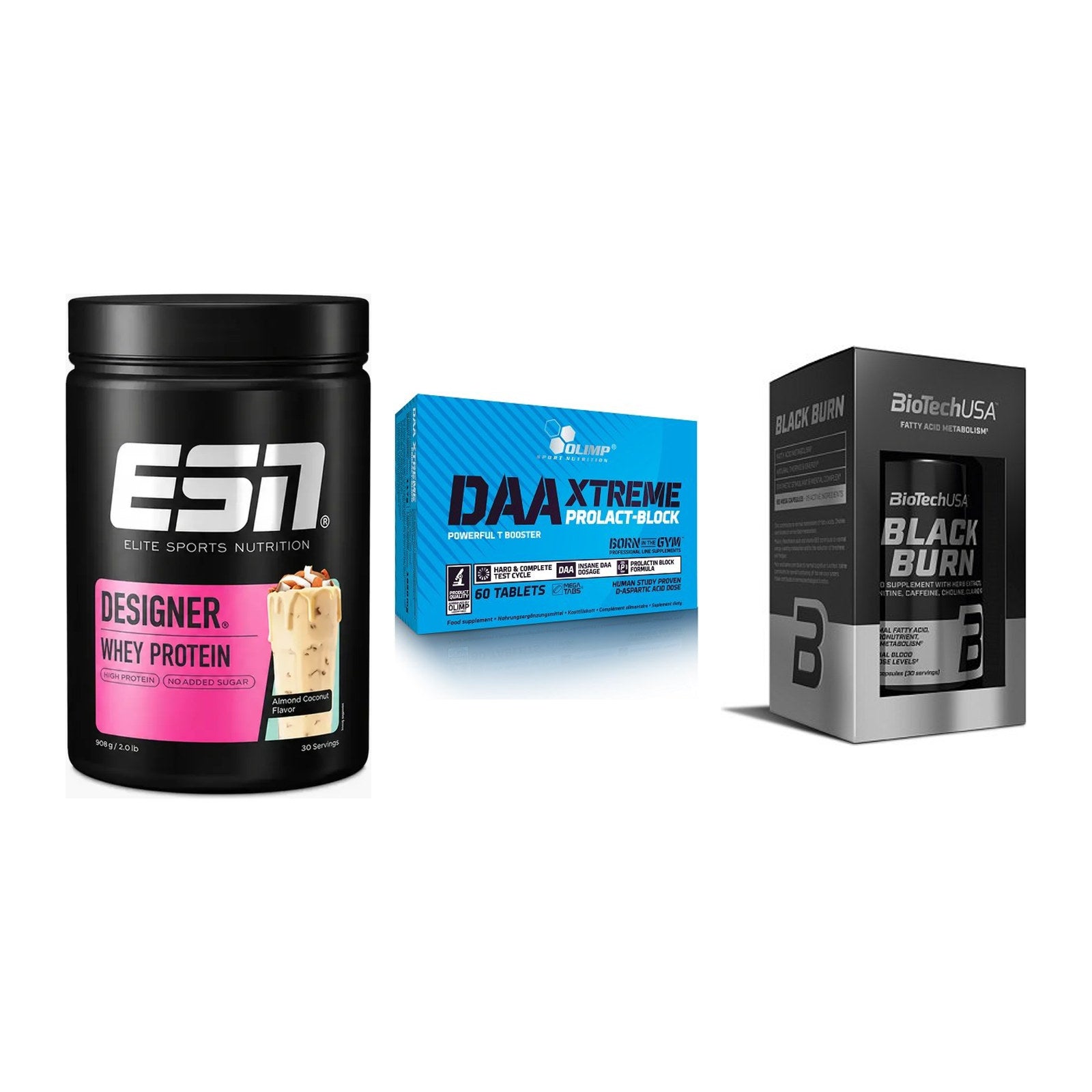 Definitionsphase-Set: ESN Designer + Olimp DAA + BioTech Black – alle enthaltenen Artikel