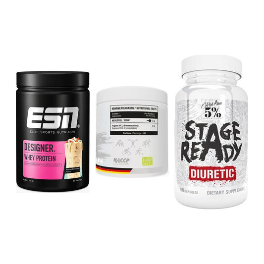 Definitionsphase-Set: ESN Designer + MST Arginine + 5% Nutrition – alle enthaltenen Artikel