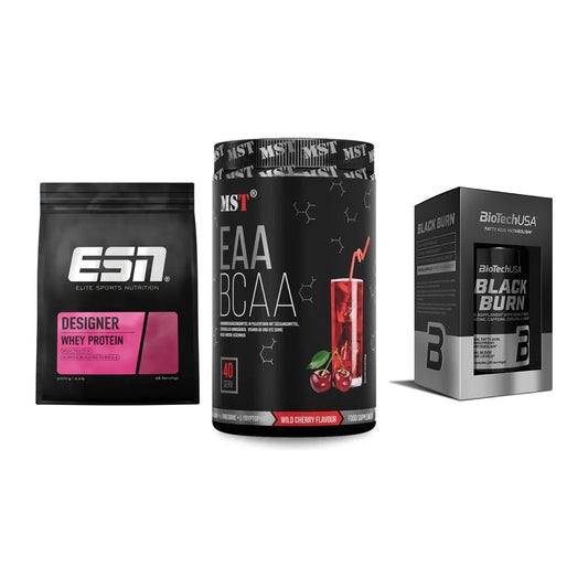 Definitionsphase-Set: ESN Designer + MST EAA & BCAA + BioTech Black – alle enthaltenen Artikel