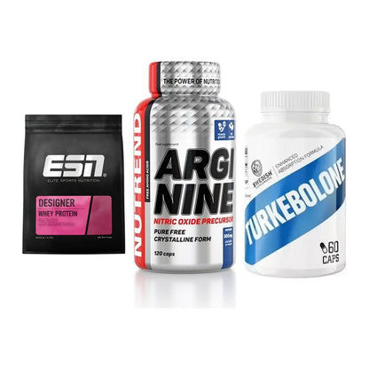 Definitionsphase-Set: ESN Designer + Nutrend Argini + Swedish Supple – alle enthaltenen Artikel