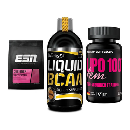 Definitionsphase-Set: ESN Designer + BioTech Liquid + Body Attack – alle enthaltenen Artikel
