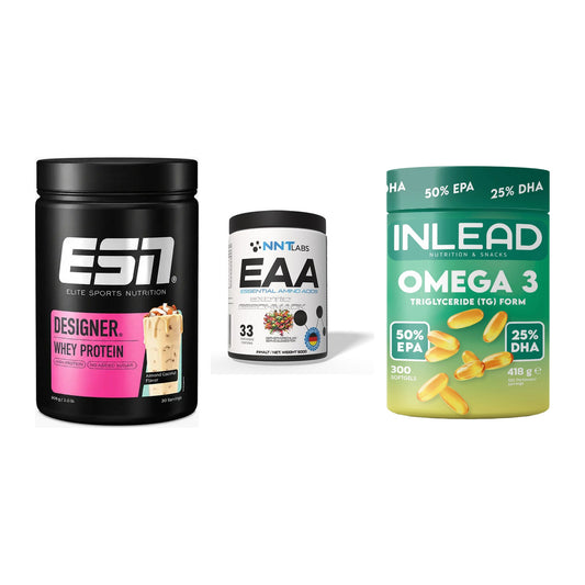 Definitionsphase-Set: ESN Designer Whey + NNT EAA + INLEAD Omega-3 – alle enthaltenen Artikel