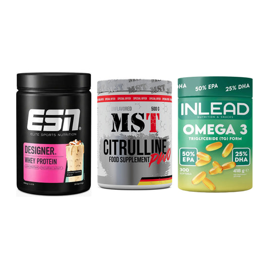 Definitionsphase-Set: ESN Designer + MST Citrulline + INLEAD Omega-3 – alle enthaltenen Artikel