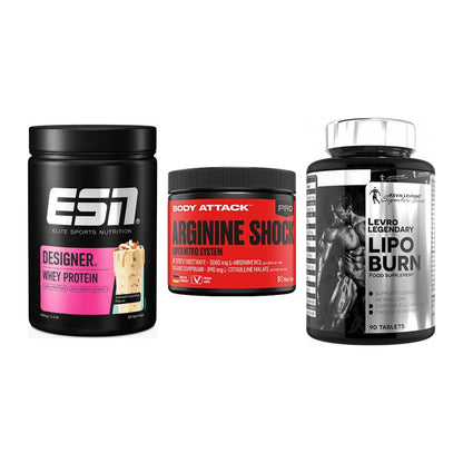 Definitionsphase-Set: ESN Designer + Body Attack + Kevin Levrone – alle enthaltenen Artikel