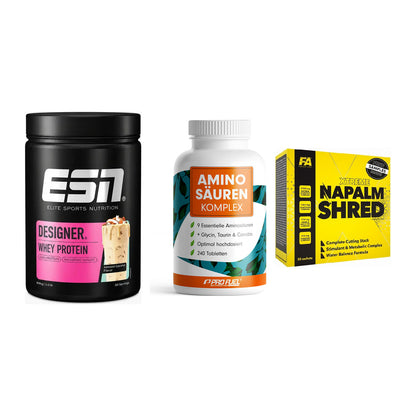Definitionsphase-Set: ESN Designer + ProFuel Aminos + FA Nutrition – alle enthaltenen Artikel