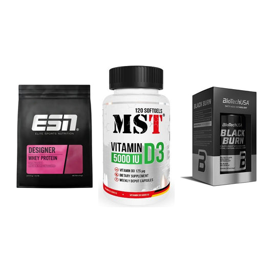 Definitionsphase-Set: ESN Designer + MST Vitamin D3 + BioTech Black – alle enthaltenen Artikel