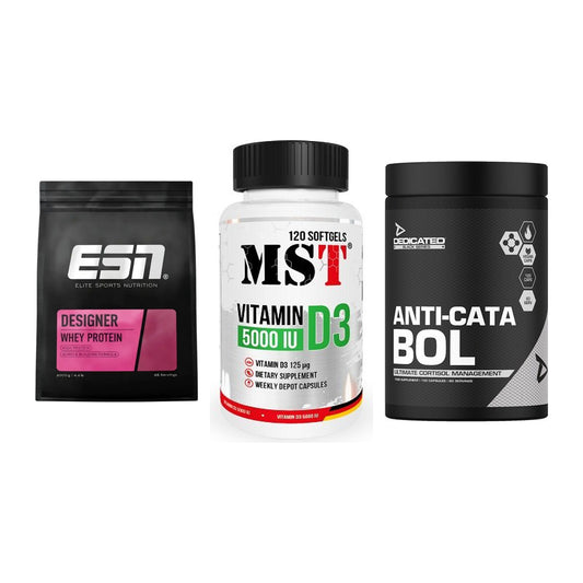 Definitionsphase-Set: ESN Designer + MST Vitamin D3 + Dedicated – alle enthaltenen Artikel