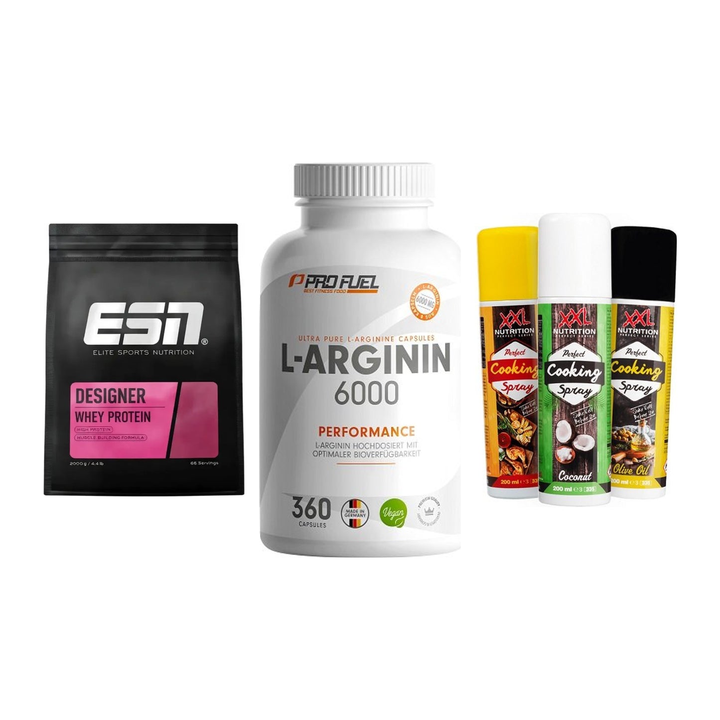 Definitionsphase-Set: ESN Designer + ProFuel L-Argi + XXL Nutrition – alle enthaltenen Artikel