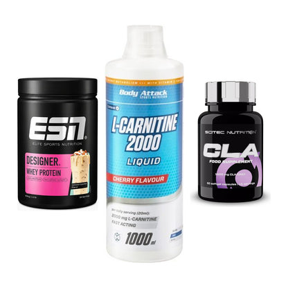 Definitionsphase-Set: ESN Designer + Body Attack + Scitec CLA – alle enthaltenen Artikel