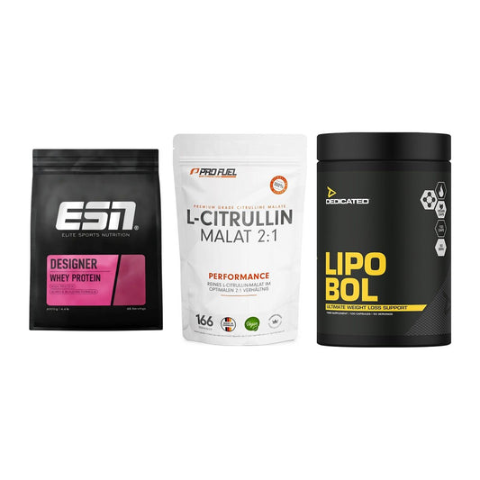 Definitionsphase-Set: ESN Designer + ProFuel L-Citr + Dedicated – alle enthaltenen Artikel