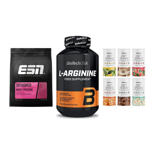 Definitionsphase-Set: ESN Designer + BioTech L-Argi + BioTech Diet – alle enthaltenen Artikel