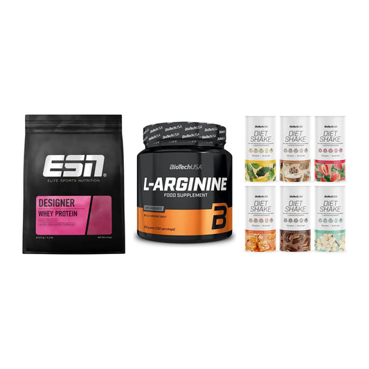 Definitionsphase-Set: ESN Designer + BioTech L-Argi + BioTech Diet – alle enthaltenen Artikel