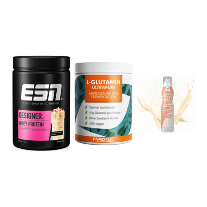 Definitionsphase-Set: ESN Designer + ProFuel Glutam + More Nutrition – alle enthaltenen Artikel
