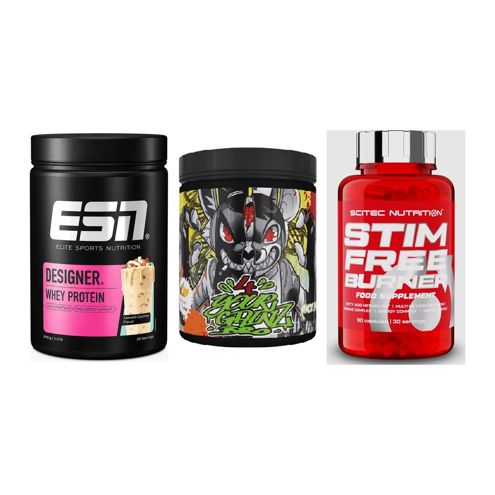 Definitionsphase-Set: ESN Designer + BPS-Pharma + Scitec Stim – alle enthaltenen Artikel