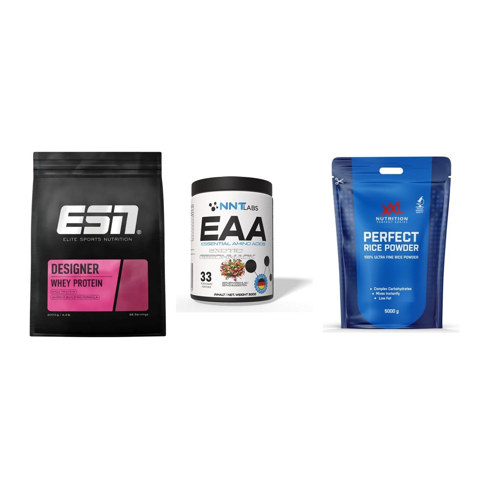 Definitionsphase-Set: ESN Designer + NNT EAA + XXL Nutrition – alle enthaltenen Artikel