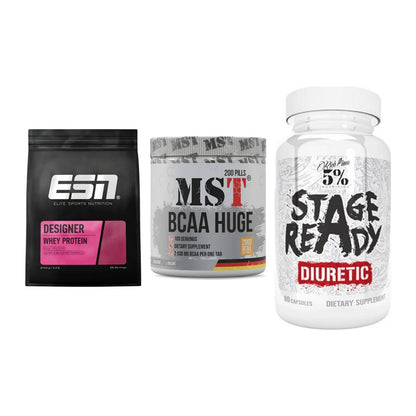 Definitionsphase-Set: ESN Designer + MST BCAA Huge + 5% Nutrition – alle enthaltenen Artikel