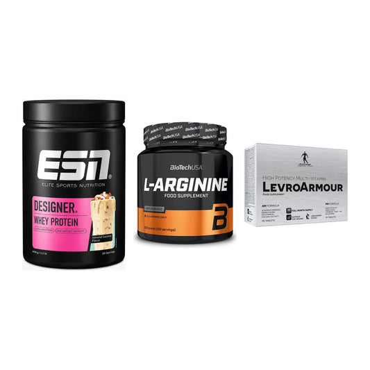 Definitionsphase-Set: ESN Designer + BioTech L-Argi + Kevin Levrone – alle enthaltenen Artikel