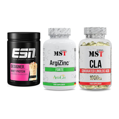 Definitionsphase-Set: ESN Designer + MST ArgiZinc + MST CLA 1000mg – alle enthaltenen Artikel