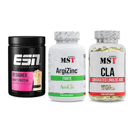 Definitionsphase-Set: ESN Designer + MST ArgiZinc + MST CLA 1000mg – alle enthaltenen Artikel