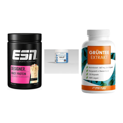 Definitionsphase-Set: ESN Designer + NNT Citrullin + ProFuel Grünte – alle enthaltenen Artikel