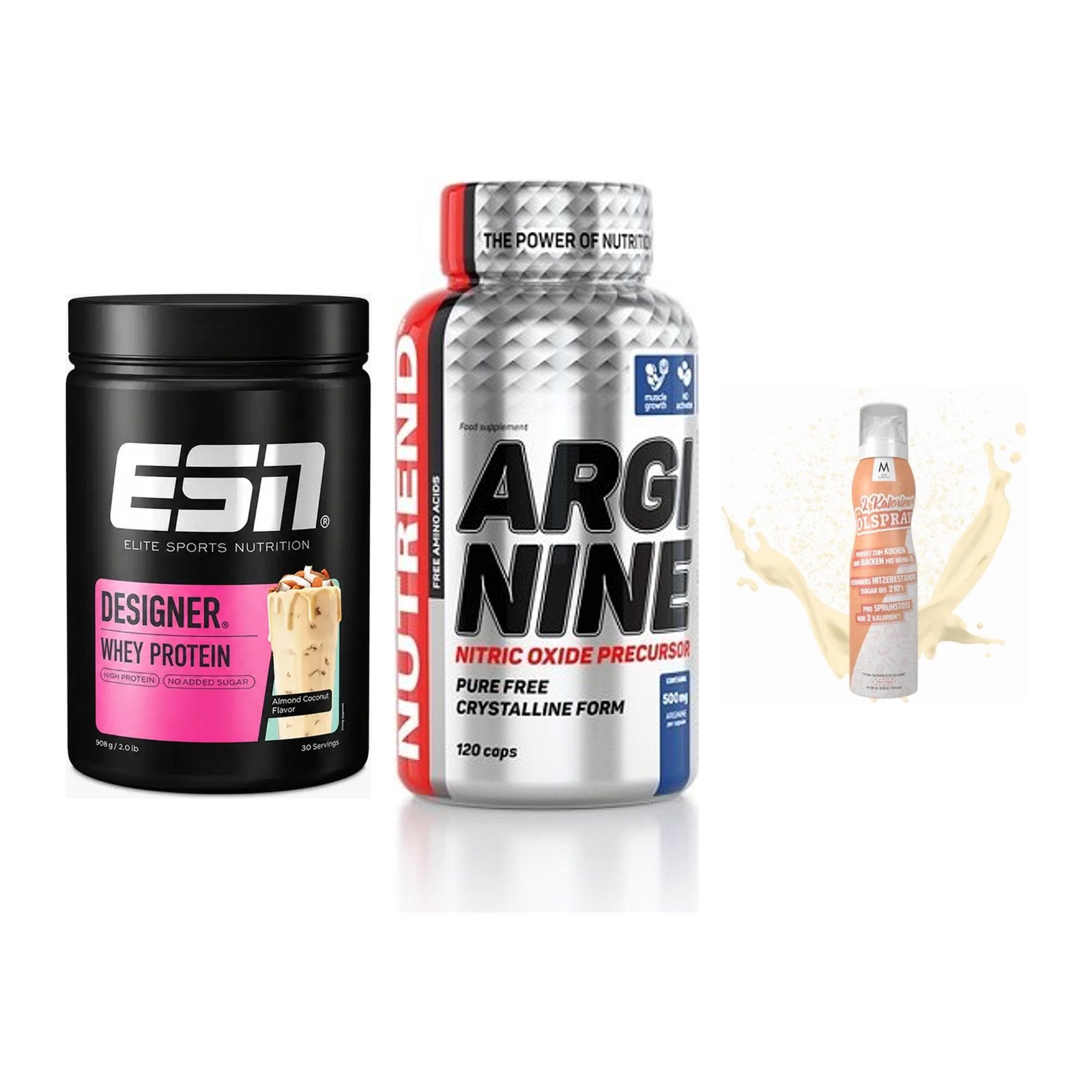 Definitionsphase-Set: ESN Designer + Nutrend Argini + More Nutrition – alle enthaltenen Artikel
