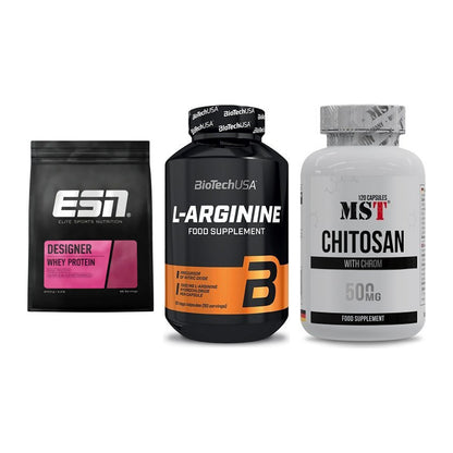 Definitionsphase-Set: ESN Designer + BioTech L-Argi + MST Chitosan – alle enthaltenen Artikel