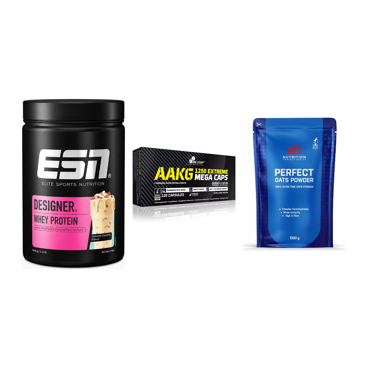 Definitionsphase-Set: ESN Designer + Olimp AAKG + XXL Nutrition – alle enthaltenen Artikel