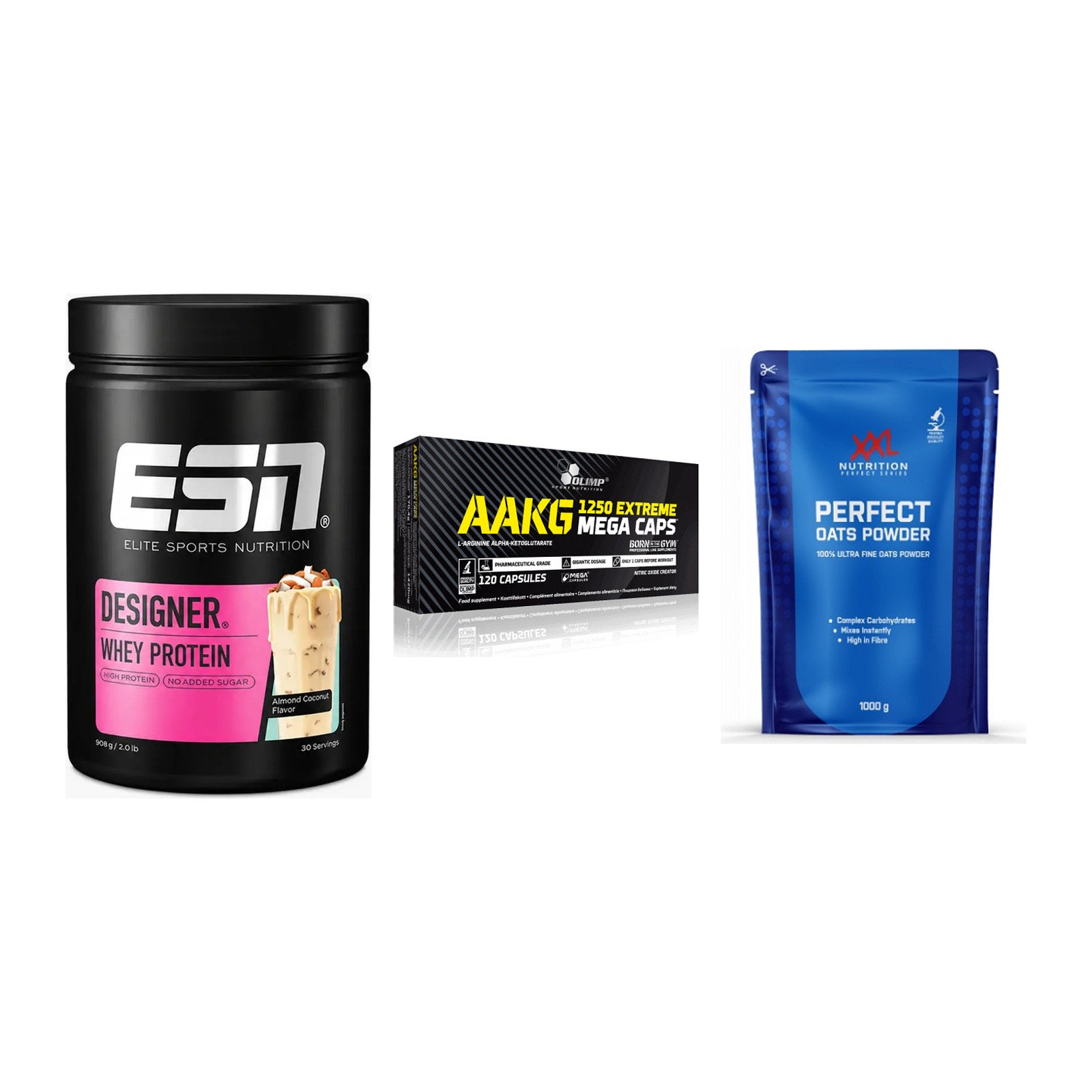 Definitionsphase-Set: ESN Designer + Olimp AAKG + XXL Nutrition – alle enthaltenen Artikel