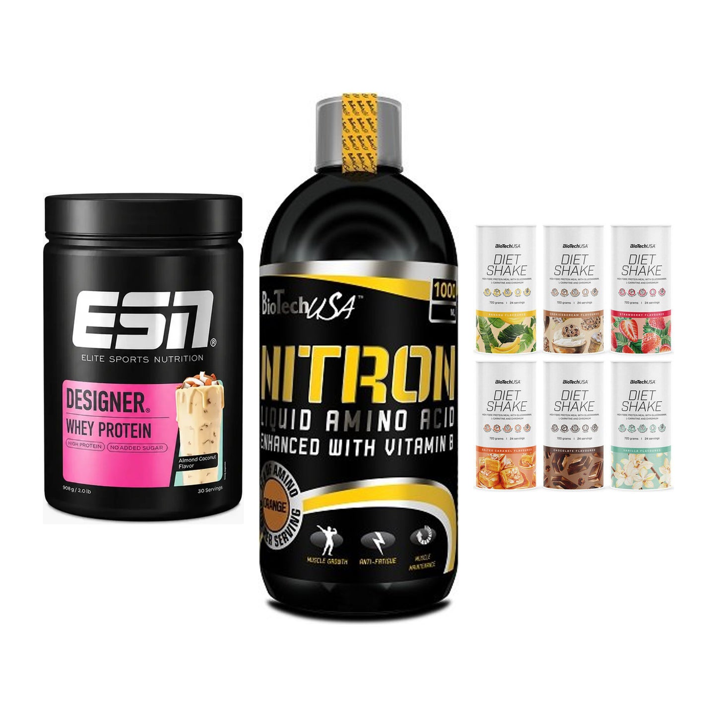 Definitionsphase-Set: ESN Designer + BioTech Liquid + BioTech Diet – alle enthaltenen Artikel