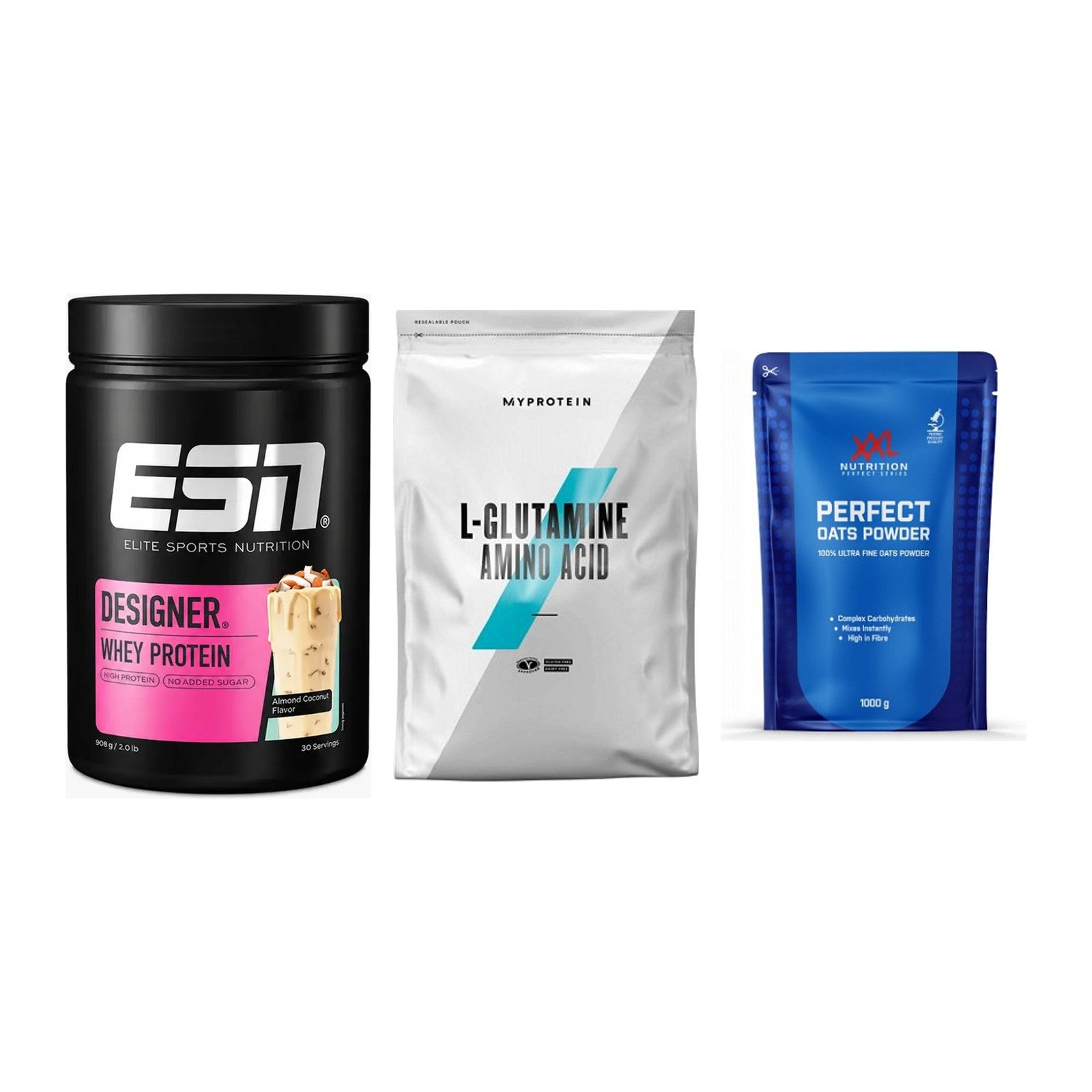 Definitionsphase-Set: ESN Designer + MyProtein + XXL Nutrition – alle enthaltenen Artikel