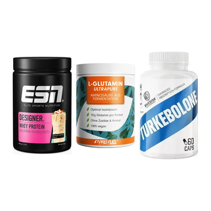 Definitionsphase-Set: ESN Designer + ProFuel Glutam + Swedish Supple – alle enthaltenen Artikel