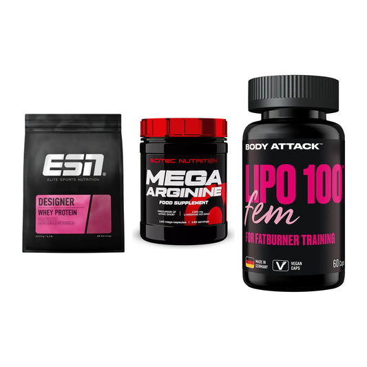 Definitionsphase-Set: ESN Designer + Scitec Mega + Body Attack – alle enthaltenen Artikel