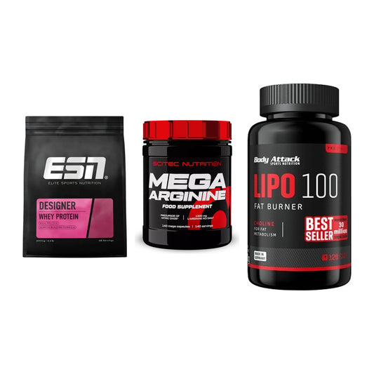 Definitionsphase-Set: ESN Designer + Scitec Mega + Body Attack – alle enthaltenen Artikel
