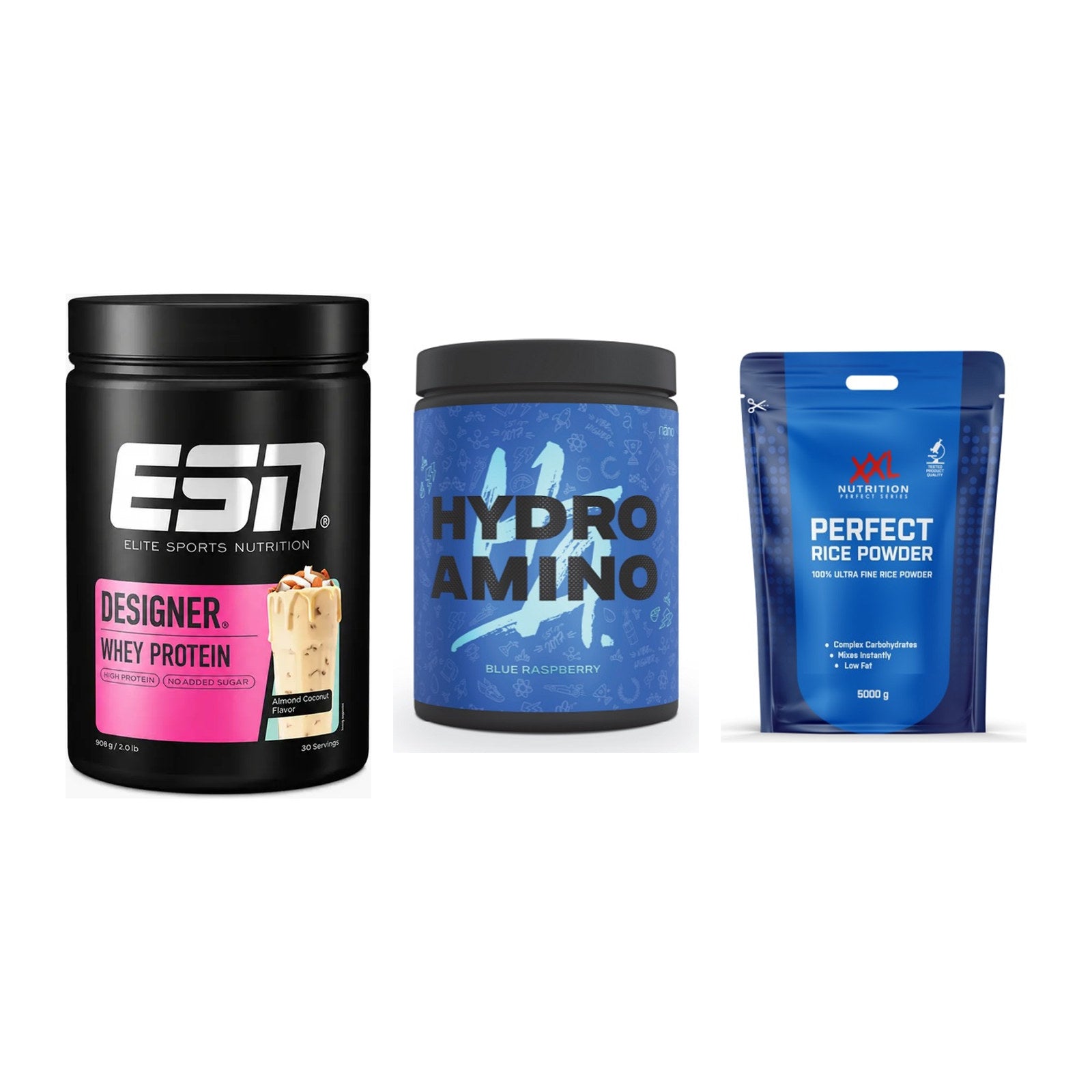Definitionsphase-Set: ESN Designer + Nanosupps + XXL Nutrition – alle enthaltenen Artikel