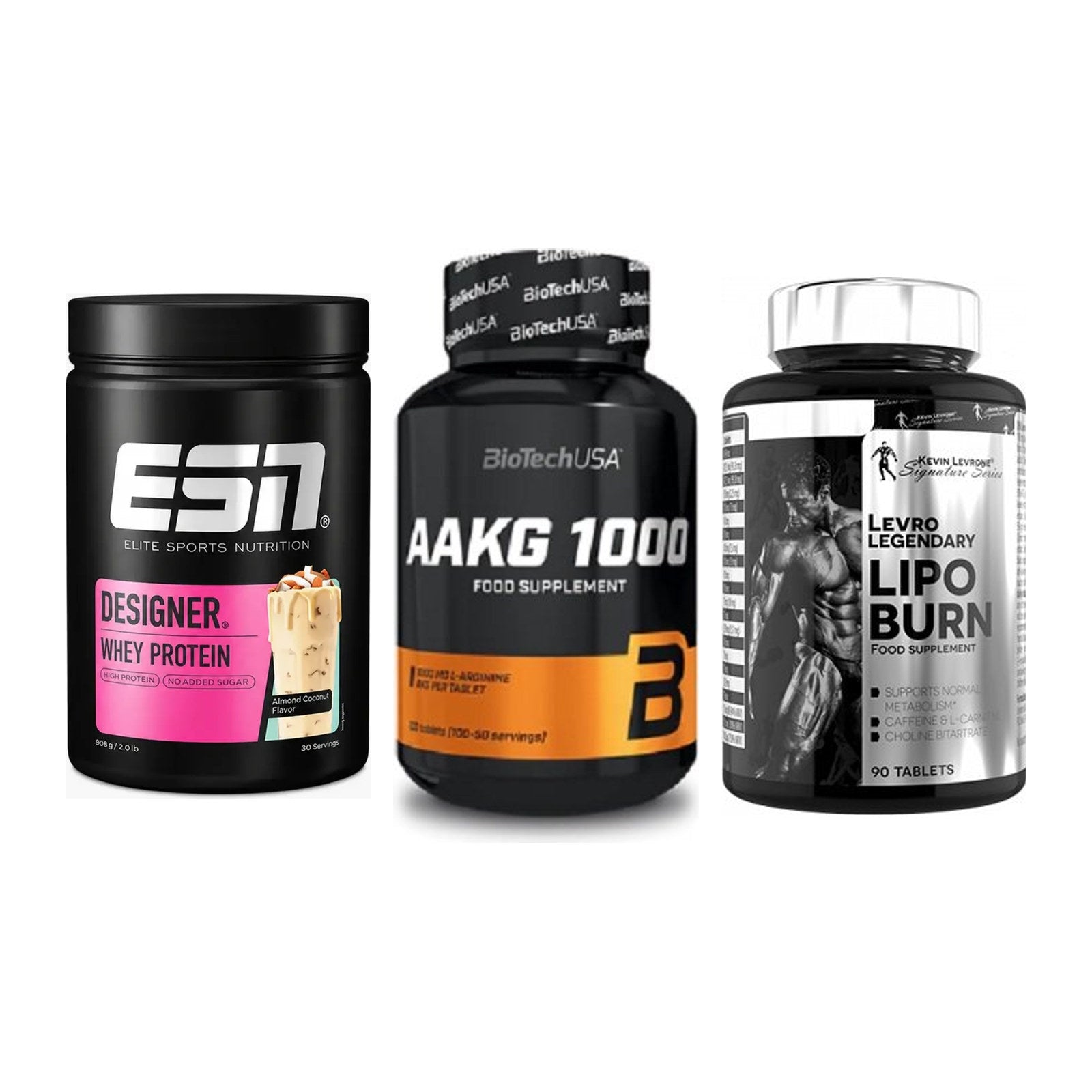 Definitionsphase-Set: ESN Designer + BioTech AAKG + Kevin Levrone – alle enthaltenen Artikel