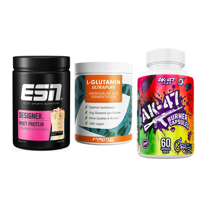 Definitionsphase-Set: ESN Designer + ProFuel Glutam + AK47 Labs – alle enthaltenen Artikel