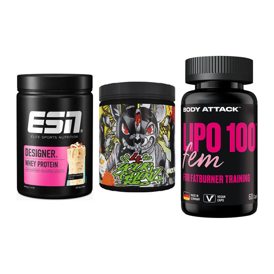 Definitionsphase-Set: ESN Designer + BPS-Pharma + Body Attack – alle enthaltenen Artikel