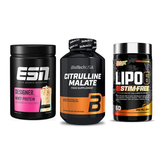 Definitionsphase-Set: ESN Designer + BioTech Citrul + Nutrex Lipo 6 – alle enthaltenen Artikel