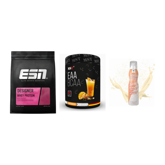 Definitionsphase-Set: ESN Designer + MST EAA & BCAA + More Nutrition – alle enthaltenen Artikel